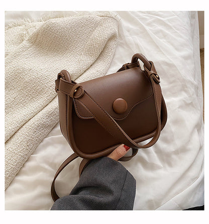 Simple Women Color Blocking Shoulder Bag