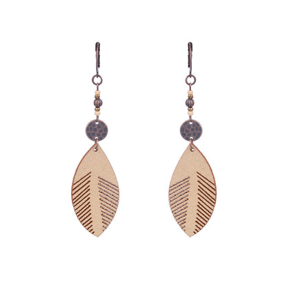 Boucles d'oreilles à pompons créatives de style ethnique bohème rétro