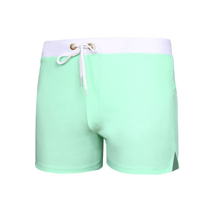 Bañador de playa informal con cordón y colores a juego para hombre