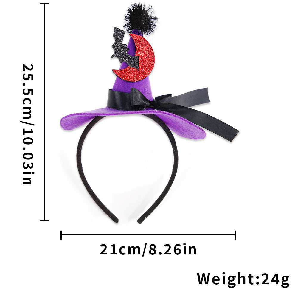 Diadema estéreo para fiesta de Halloween con accesorios festivos
