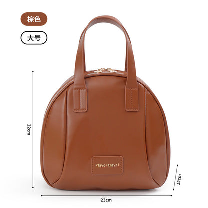 Bolsa de cosméticos portátil, sencilla y moderna, de gran capacidad para mujer.