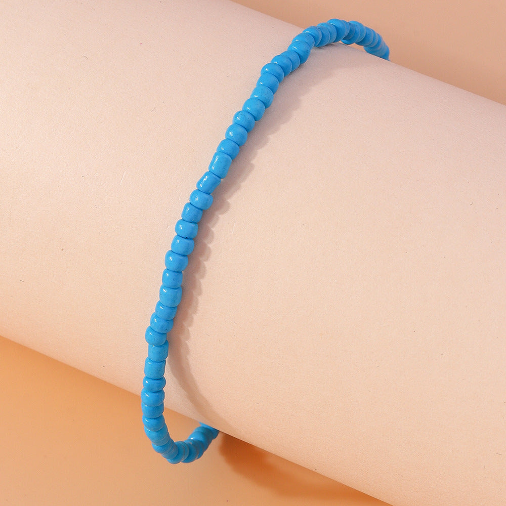 Bohemian Fashion Multicolor Beaded Anklet