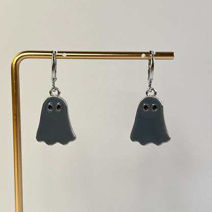 Women Fashion Cute Halloween Walking Ghost Earrings