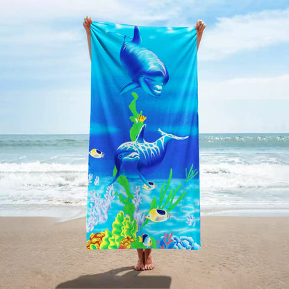 Toalla de playa de microfibra - Fibra superfina de secado rápido