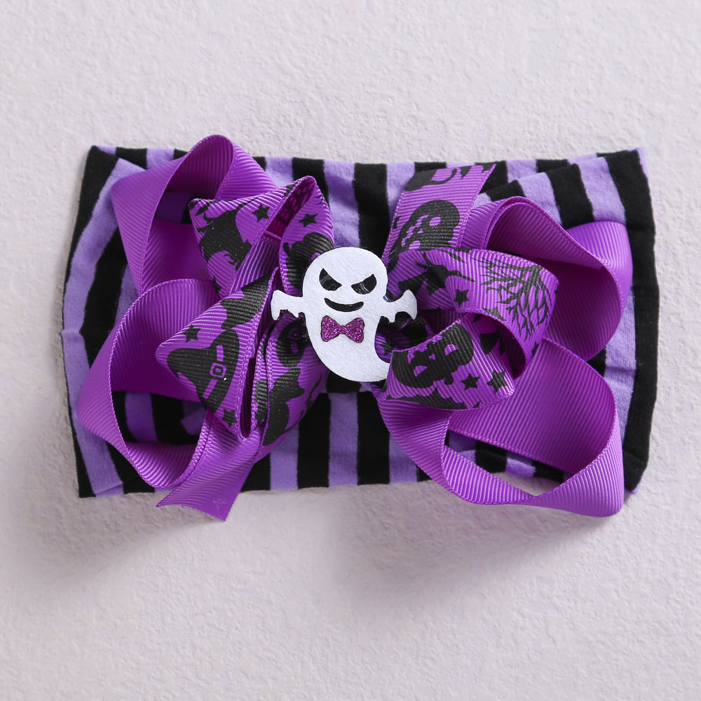 Children Kids Baby Halloween Cartoon Pumpkin Headband
