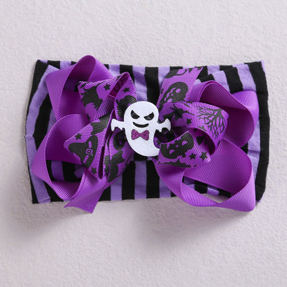 Children Kids Baby Halloween Cartoon Pumpkin Headband
