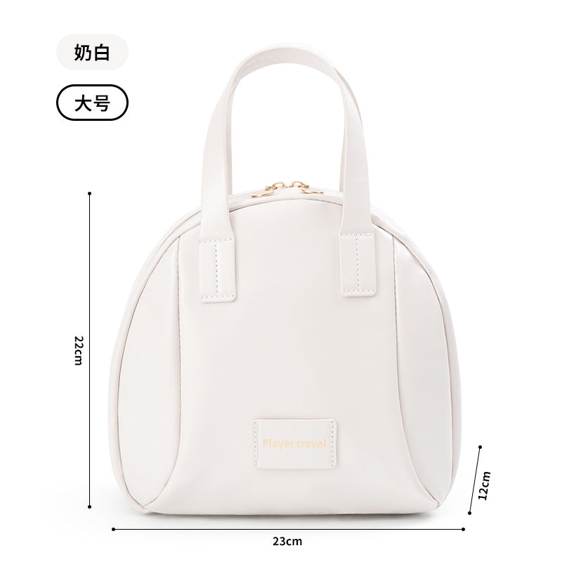 Bolsa de cosméticos portátil, sencilla y moderna, de gran capacidad para mujer.