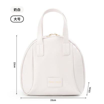 Bolsa de cosméticos portátil, sencilla y moderna, de gran capacidad para mujer.