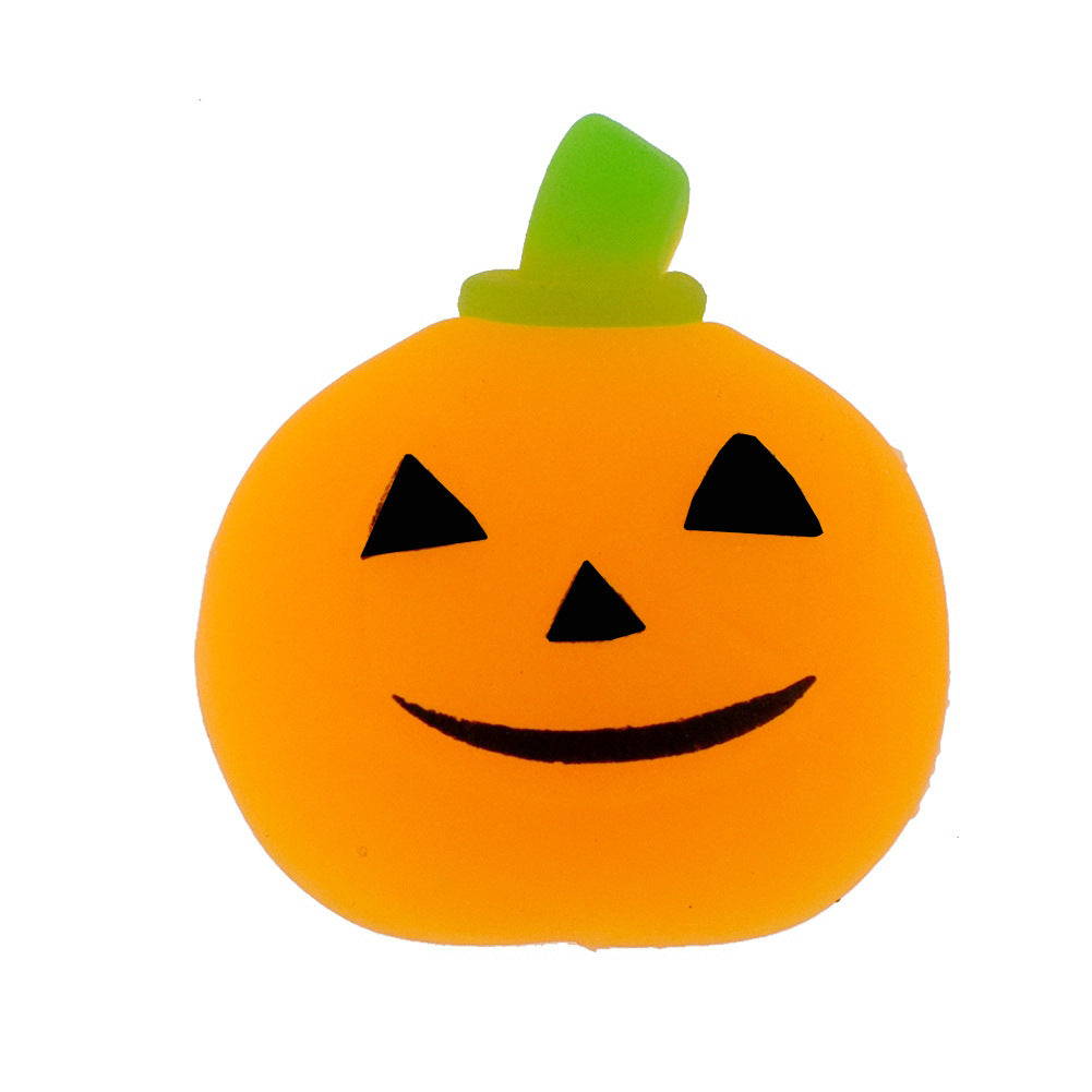 Halloween Spooky Bat Pumpkin Squeeze Vent Stress Relief Toys