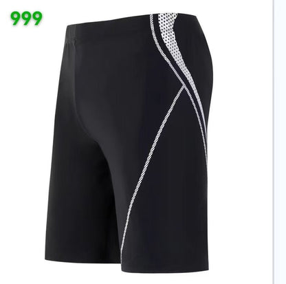 Traje de baño a juego con estampado de letras para hombre