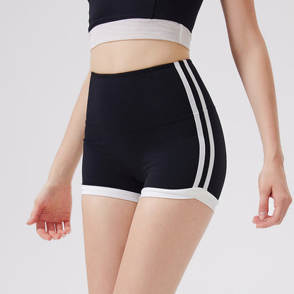 Short de sport tendance pour femme avec coutures contrastées