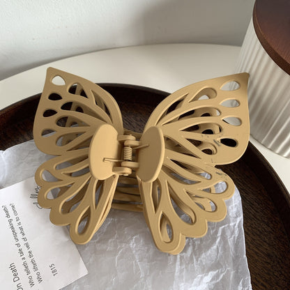 Women Fashion Oversized Double Layer Hollow-Out Butterfly Hair Clip