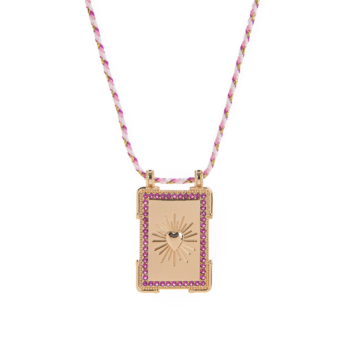 Collar con colgante de ojo malvado de sol y luna de estilo bohemio para mujer