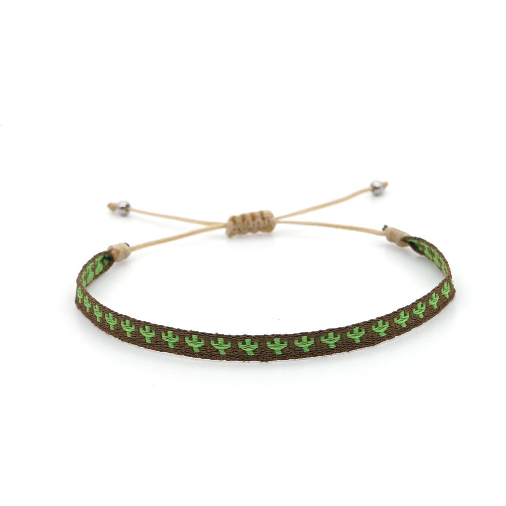 Bohemian Ethnic Ribbon Handwoven Bracelet