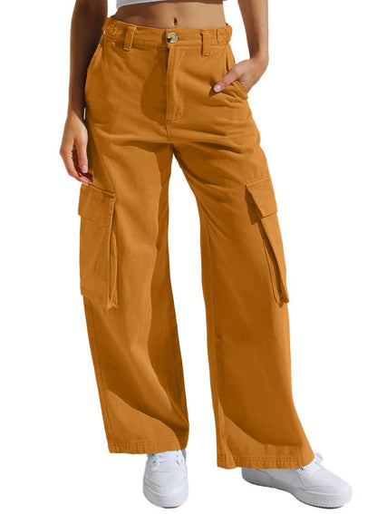 Women Multi-Pocket Casual Street Fashion Cargo Pants