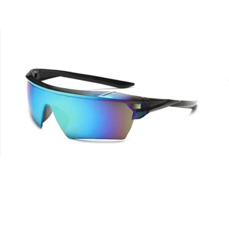 Y2K Half-Frame Sunglasses in Trendy Colors