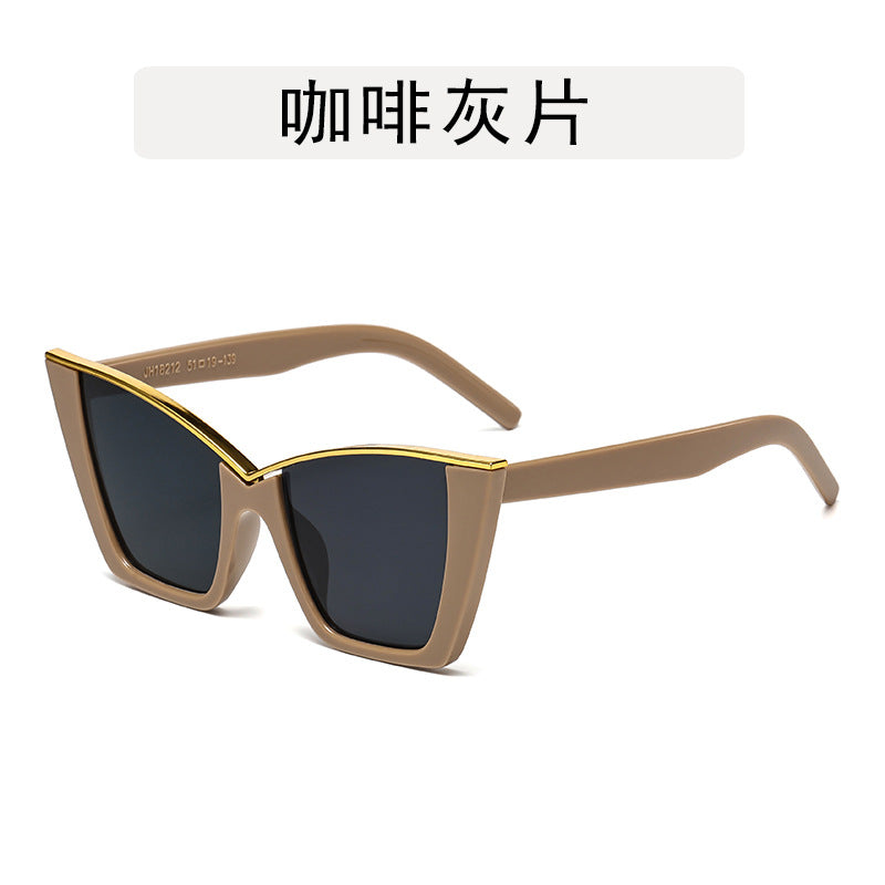 Gafas de sol laterales de metal de hip hop personalizadas con marco de PC