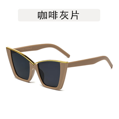 Gafas de sol laterales de metal de hip hop personalizadas con marco de PC