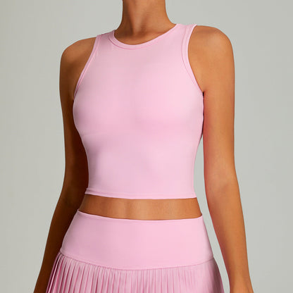 Women's Solid Color Sleeveless Yoga Tanks