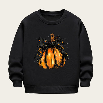 Kids Toddler Boys Girls Cartoon Print Fleece Sweatshirts