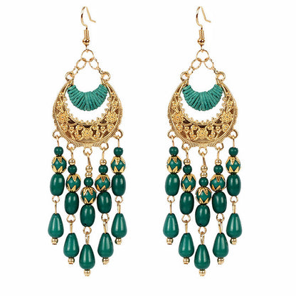 Bohemian Ethnic Style Retro Tassel Earrings