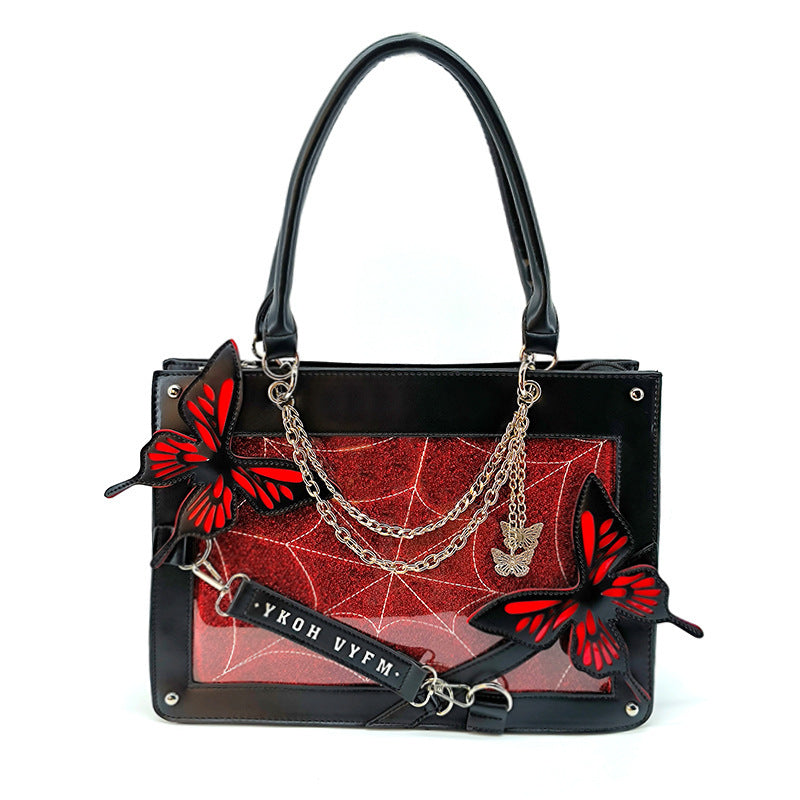 Women Fashion Creative Gothic Maze Butterfly Handbag