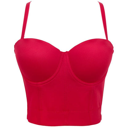 Women Fashion Solid Color Sling Corset