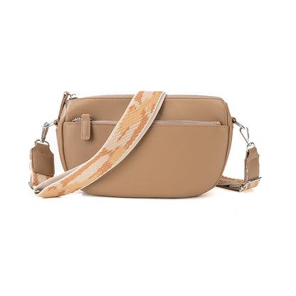 Women Casual Fashion Saddle Bag in PU Leather