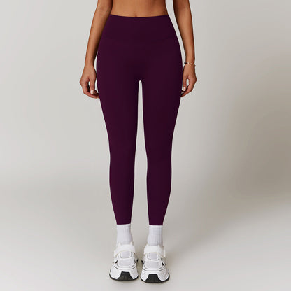 Women Fashion Casual Solid Color Quick-Drying Yoga Pants