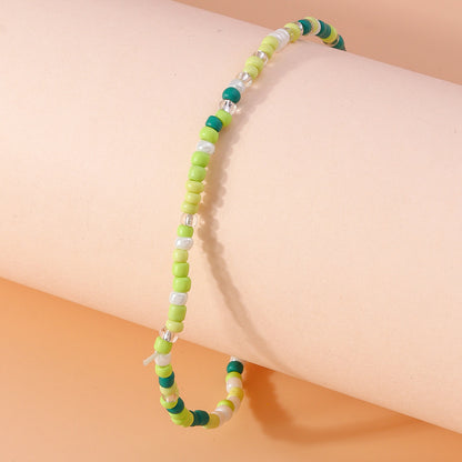 Bohemian Fashion Multicolor Beaded Anklet