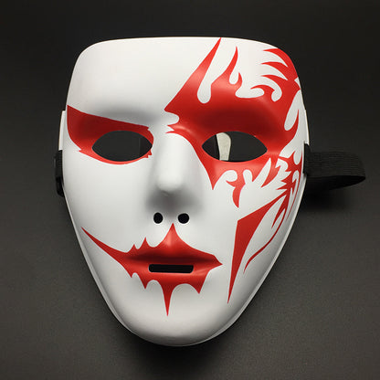 Men Simple Hand-Painted Full-Face Halloween Mask