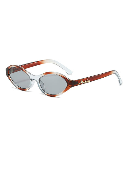 Gafas de sol ovaladas con montura pequeña personalizadas retro