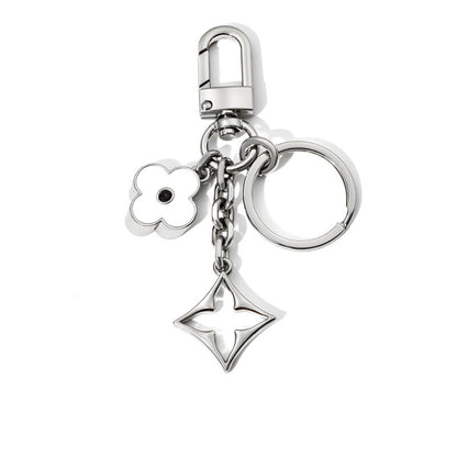 Women Fashion Four Leaf Clover Metal Pendant Keychain Alloy Leisure Style