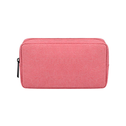 Bolsa de cosméticos de color sólido para viajes y almacenamiento