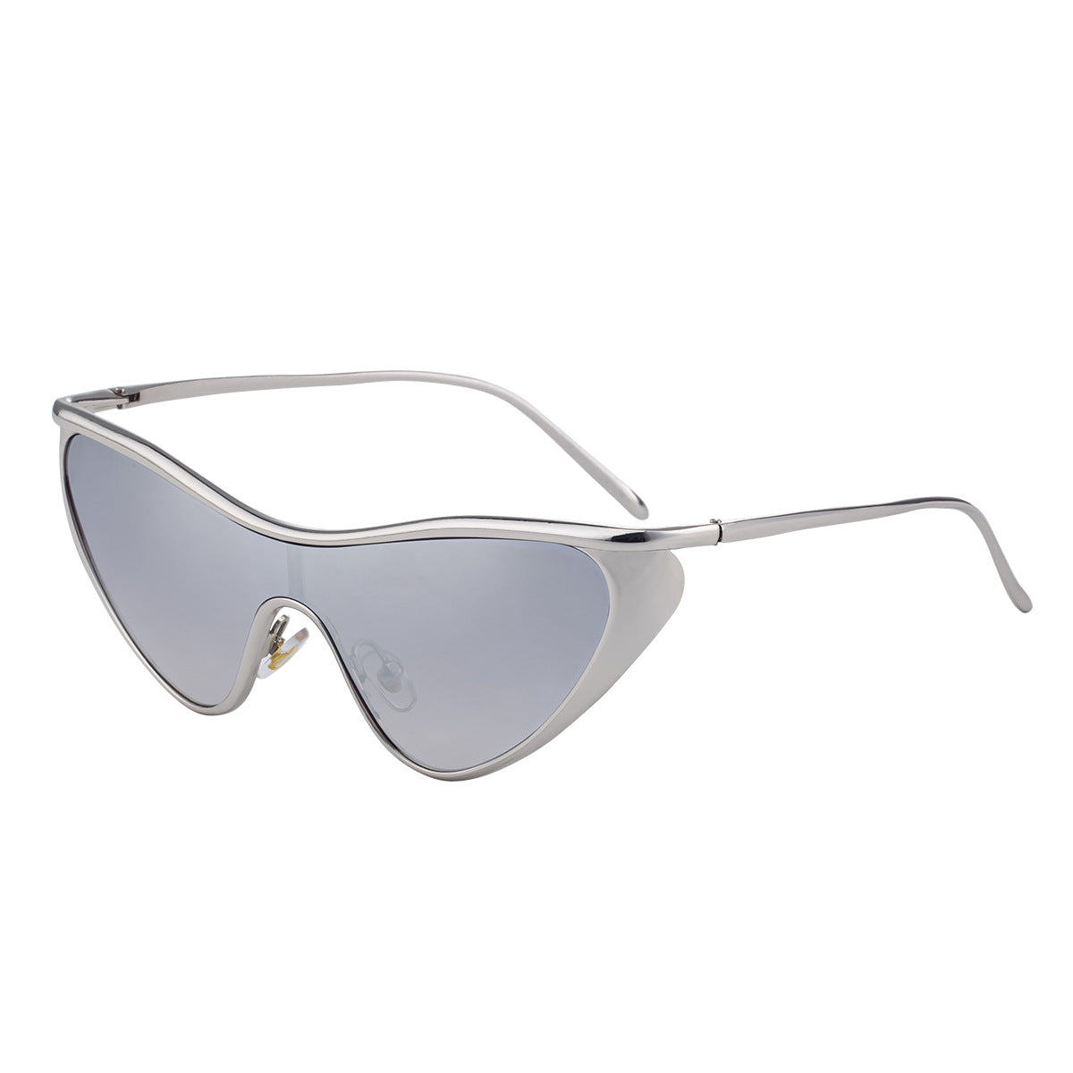 Gafas de sol todo en uno con forma de ojo de gato para mujer