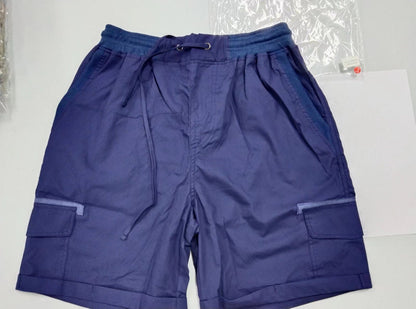 Pantalones cortos casuales de cintura alta de color sólido a la moda para mujer