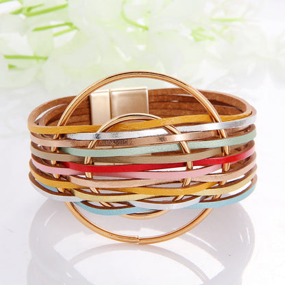 Bohemian Double Color Multi-Layer Bracelet