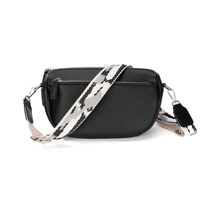 Women Casual Fashion Saddle Bag in PU Leather