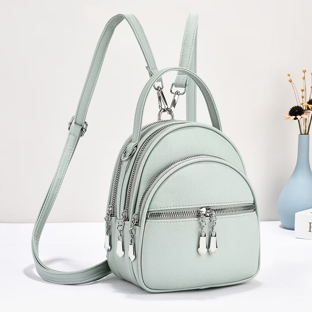 Women Casual Small Backpack Urban Simplicity PU
