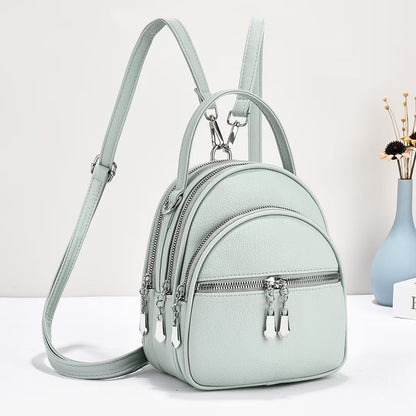 Women Casual Small Backpack Urban Simplicity PU
