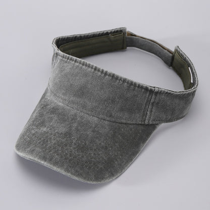 Chapeau de protection solaire respirant en coton denim décontracté pour homme