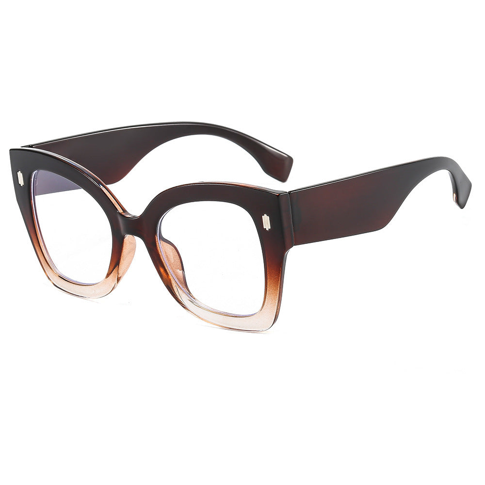 Lunettes vintage unisexes en forme d'œil de chat