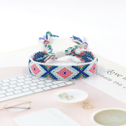 Bohemian Vintage Hand Woven Embroidery Bracelet