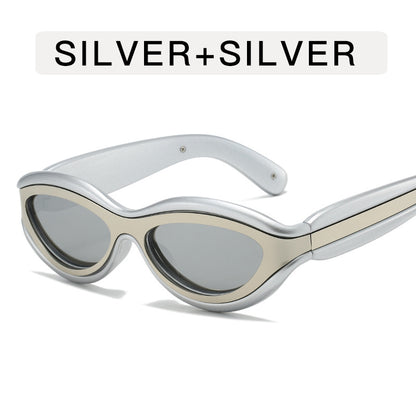 Fashion Personalized Anti-UV Large Frame Sunglasses