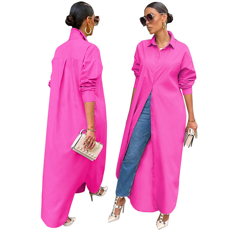 Bulk Trade Women's Fashion Casual Solid Color Coat