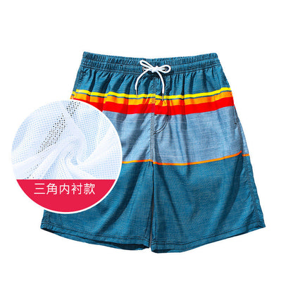 Bañador informal de secado rápido con estampado para hombre