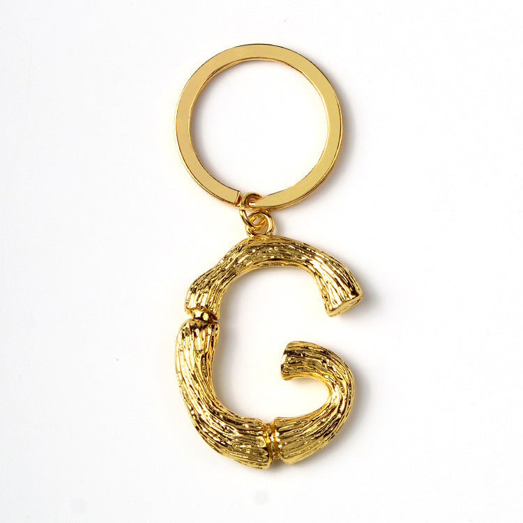 Fashion Creative Alphabet Keychain
