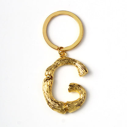 Fashion Creative Alphabet Keychain