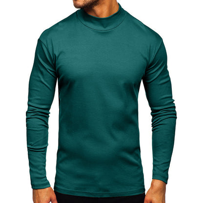 Men's Casual Basic Solid Color Long Sleeve T-Shirt