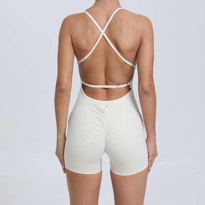 Women‚Äôs Hip-Lifting Fitness Backless Running Tights